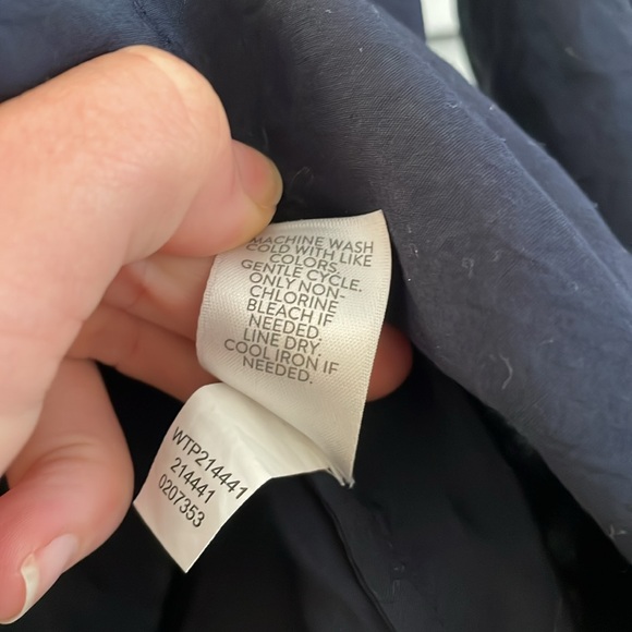 J. Jill collared shirt navy XS - Picture 5 of 6